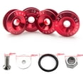 thumbnail image 3 of Xotic Tech 1 Set JDM Quick Release Fasteners For Car Bumpers Trunk Fender Hatch Lids Red Color, 3 of 7