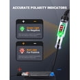 thumbnail image 3 of Test Light Automotive 5-90V Digital LED Light Tester with Voltage Display, Voltage Test Pen with Extended Spring Wire & Stainless Steel Probe, Circuit Tester for Car, RV, Fuse Voltage Systems,BLACK, 3 of 7