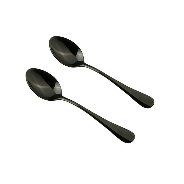 2x s de Agitación de Leche de Acero Inoxidable de Té , de Café, de Baoblaze Cuchara de sopa