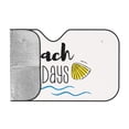 thumbnail image 2 of Kdxio Beach Days Print Windshield Sun Shade, Foldable Sun Blocker for Car,Truck,SUV Automotive Interior Sun Protection,Reflective Shade for Front Windshield(Small), 2 of 7