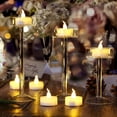 thumbnail image 2 of Velas de té Nancia, 200 unidades, LED sin llama, parpadeantes, color blanco cálido, 2 of 6