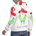 thumbnail image 6 of Pofeuu Hello Summer Gnome 2 Print Mens Casual Hooded Collar Drawstring Hoodies Pullover Sweatshirts Casual Long Sleeve Shirts-Medium, 6 of 7