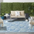 thumbnail image 2 of Nourison Sun N' Shade 93x130" Rectangle Fabric Area Rug in Blue/Pink, 2 of 10