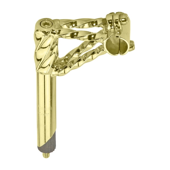 bike Double Twisted Lowrider Stem 21.1mm Gold.