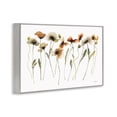 thumbnail image 4 of Stupell Industries Autumn Poppy Sprigs Botanical & Floral Painting Gray Framed Art Print Wall Art, 18 x 12, 4 of 10