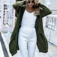 thumbnail image 2 of CEHVOM Cardigan Long à Manches Longues pour Femmes Couleur Unie Ample en Liquidation, 2 of 6