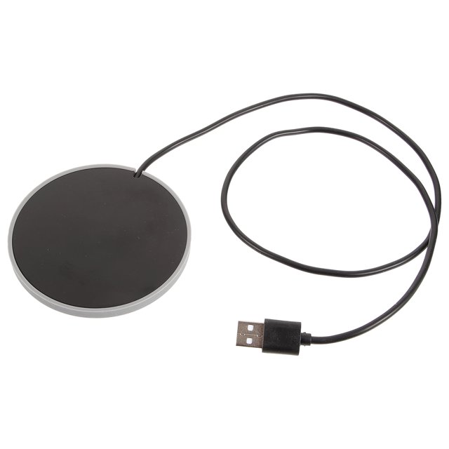 Almohadilla térmica para posavasos reutilizable, taza aislada, calentador USB, café, inteligente, aluminio, gel de sílice, oficina