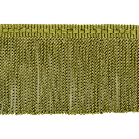 Olive Green Colour - 3 Inch long Olive Green Thin Bullion Fringe Trim, Style# BFTC3 Color: 9628, Sold By the Yard