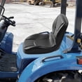 thumbnail image 3 of TY-B10-3 High Back Compact Tractor Seat, Black Replacement Seat for Kubota B7400 BX1500 BX1800 & John Deere 655 755 855 955, Universal Farm Machinery Seat, 3 of 10