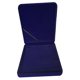 thumbnail image 1 of Caja de regalo de collar de terciopelo Qarigey Vitrina de almacenamiento de joyería de viaje Azul oscuro, 1 of 1