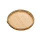 thumbnail image 1 of Round Handmade Woven Basket Fruits Vegetables Draining Basket Snack Biscuit Drying Plate (18cm), 1 of 3
