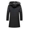 thumbnail image 5 of Winter Male Down Jacket With Large Collar Mid Length Hooded Windproof And Warm Male Jacket, 5 of 6