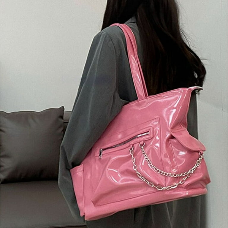 Fashionable large hotsell handbag pink