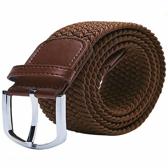 Fabric belt Stretch belt Elastic braided belt Braided and elastic stretchable belt for women and men Width 3.3 cm, length 90 cm to 135 cm