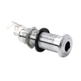 thumbnail image 2 of Conector de salida montaje empotrado de cilindro plateado de cobre para bajo, 2 of 6
