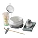 thumbnail image 1 of Juego de 7 piezas para de matcha, kit para preparar té matcha, cuenco tradicional para matcha, batidor de matcha para recepción Gradiente Negro, 1 of 9