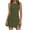 *Green, variant on ClodeEU Women's Round Neck Sleeveless Romper Breathable Dress,Comfortable Casual Athletic Jumpsuit for Summer Navy,Womens Plus XXXL