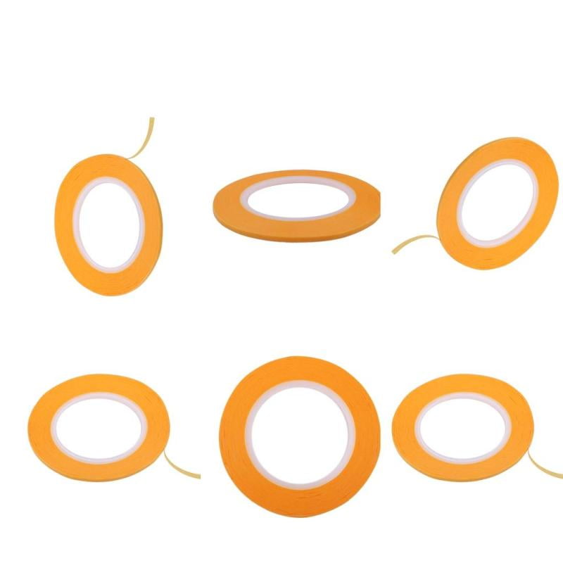 6pcs Painting Masking Tape DIY Spraying Model Cover Paste Roll Tapes Tools