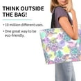thumbnail image 2 of Fotbe Sea Turtles Bolsa Tote Estética de Lona con Estampado para Mujer - Bolsa Reutilizable de Hombro Casual para Vacaciones, Compras, Trabajo y Gimnasio, 2 of 8