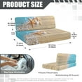 thumbnail image 6 of XYZCANDO Cute Starfish Shell RV Dinette Cushion Covers Stretchable Couch Cushion Covers Wood Grain Washable Slip Covers for Loveseat Sofa Slip Covers for 2 Seat Cushion Couch Seaside Easy to Install, 6 of 6