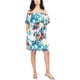 thumbnail image 2 of Vestido Acampanado Estampado Rachel Roy para Mujer Azul XXL, 2 of 2