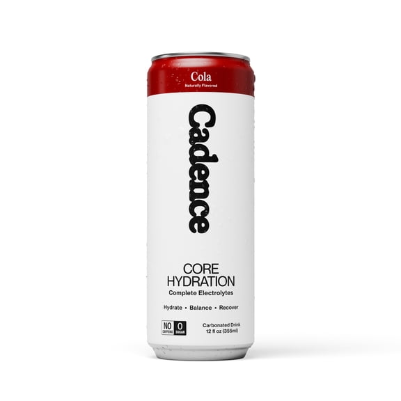 Cadence Daily Hydration - Cola Electrolyte Drink - Carbonated & Zero Sugar with Sodium, Potassium & Magnesium — 12 fl oz