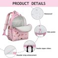 thumbnail image 4 of Summer-Themed Student Backpack with Sweet Treats and Food Pattern Design Durable School Backpack for Toddlers and Elementary Students Water-Resistant with Padded Shoulder Straps and Easy Grip Zipper, 4 of 6