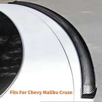FANOTEK 4.9ft Fit For Chevy Malibu Cruze Sedan Trunk Spoiler Lip Roof Tail Spoiler Wing Carbon Fiber