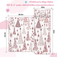thumbnail image 5 of White Christmas Tree Pattern Toddler Nap Mats for Kids Preschool,50"x20" Sleeping Mat Bag or Kids,Toddler Sleeping Bag,Toddler Nap Mat or Daycare, 5 of 6