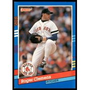 1990 Donruss Roger Clemens #81 Boston Red Sox Baseball Card Boston Red Sox MLB Baseball Trading Card