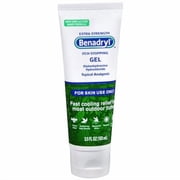 Benadryl Extra Strength Cooling Relief Anti-Itch Gel, 3.5 fl. oz (Pack of 2)
