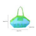 thumbnail image 4 of Soidarity Bolsa de malla de playa, bolsa de almacenamiento de ropa portátil para niños, bolsa reutilizable, paquete de natación para hombro al aire Deportes acuáticos Bolsa Verde Red Azul Soidarity OD023427-01, 4 of 6