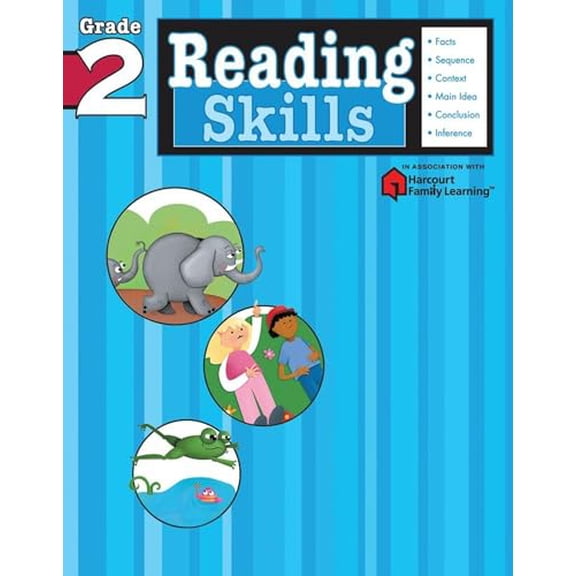 Pre-Owned Reading Skills: Grade 2 (Flash Kids Harcourt Family Learning) (Paperback) by Flash Kids (Editor)