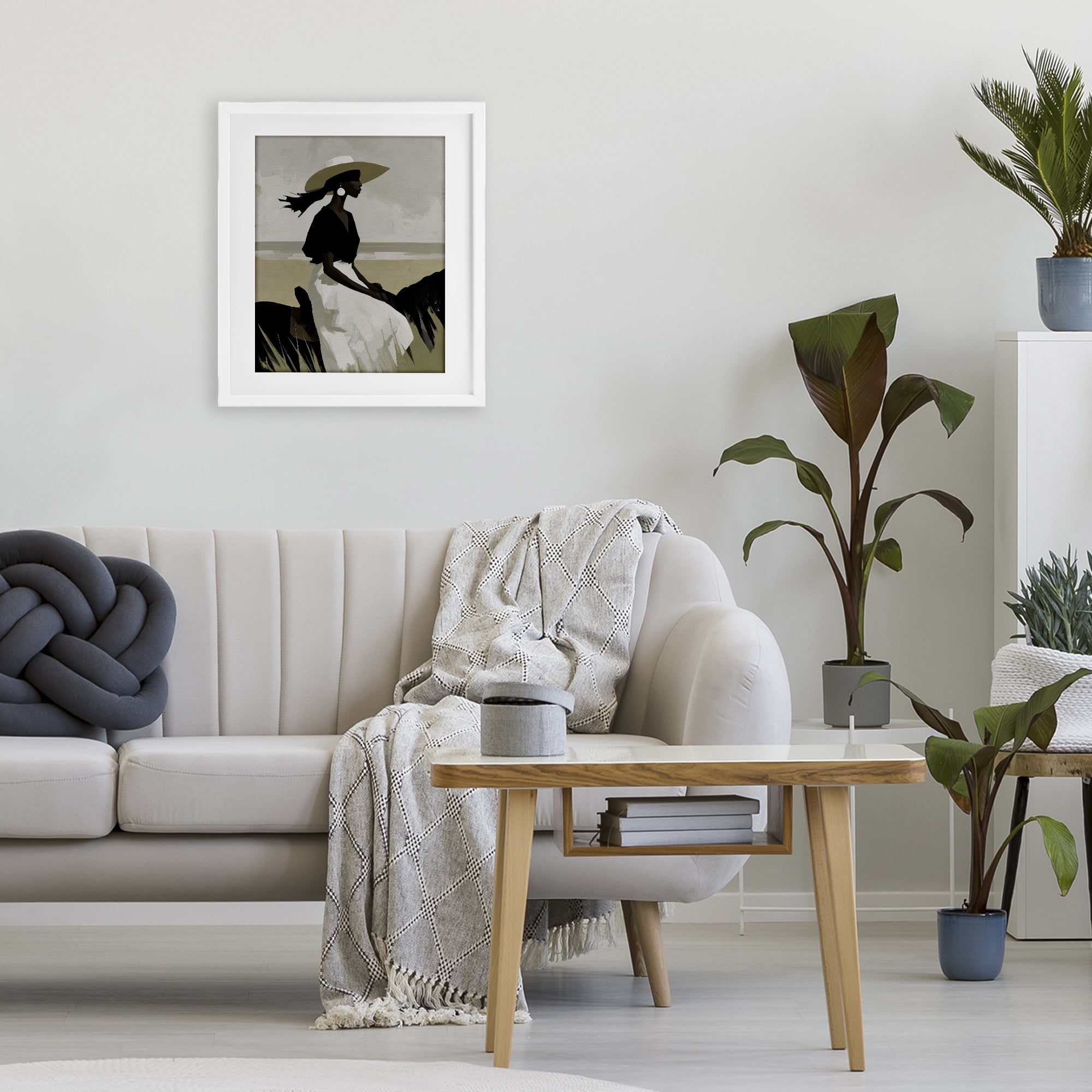Stupell Industries Equestrian Windswept Muse White Framed Print Under Glass, design by Svetlana Aleynikova