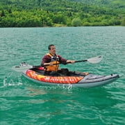 Aqua Marina TOURING KAYAK - MEMBA 1010 - Inflatable KAYAK Package, including Carry Bag, Paddle, Fin, Pump