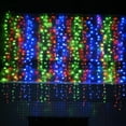 thumbnail image 2 of Skksst 9.84x9.84ft 300 LEDs Window Curtain String Light Indoor Outdoor Wall 8 Mode Christmas Wedding Party Home Decor Fairy Light, 2 of 5