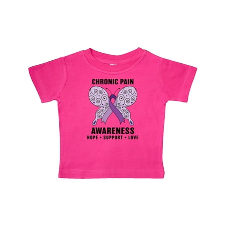 

Inktastic Chronic Pain Awarenesss Hope Support and Love Gift Baby Boy or Baby Girl T-Shirt