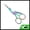 Assorted Color, variant on Unique Bargains 1 Pc Big Crane Scissors Facial Hair Parlor Silver Tone
