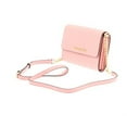 thumbnail image 4 of MICHAEL Jet Set Travel Saffiano Leather Smartphone Crossbody (Pale Pink), 4 of 7