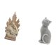 thumbnail image 5 of Escultura de resina de gato de la Sagrada Familia, figura decorativa clásica cristiana católica, adorno coleccionable para oficina, hogar, mesa,, 5 of 8