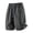 Dark Gray, variant on lcziwo Men Shorts with Pockets Summer Outdoor Elastic Waist Beach Shorts Hiking Fishing Casual Drawstring Dress Shorts Dark Gray XXL