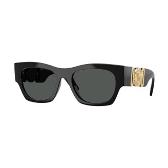 Versace VE 2242 10016G Gunmetal Metal Rectangle Sunglasses  display picture 3