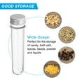 thumbnail image 5 of Uxcell 100ml Plastic Test Tubes with Screw Caps, 6Pcs 160x33mm Tubes for Party Decoration Lab Use, Silver Tone, 5 of 6