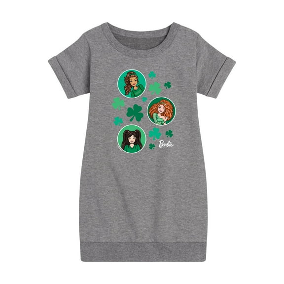 Barbie - St Paddys Collage - Toddler And Youth Girls Fleece Dress