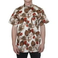 thumbnail image 1 of Gravity Threads Chemise de Mode Hawaïenne Tropicale, Ivoire Brun G, 1 of 2