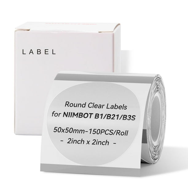 Etiquetas térmicas NIIMBOT B1/B21/B3S/K3 50x50 mm 1 rollo 150