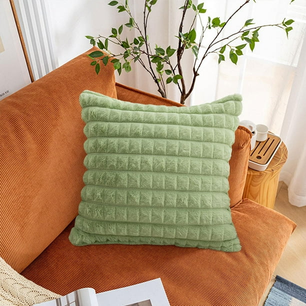 Funda de almohada, funda de almohada, decoración suave, funda de almohada moderna, funda de cojín para silla, accesorio de cama, Hotel, restaurante Verde claro