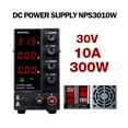 thumbnail image 1 of Alimentation Électrique DC de Laboratoire Alimentation de Commutation Réglable Source de Banc Variable Convertisseur de Tension 30V 10A, Excellente Compatibilité, 1 of 7