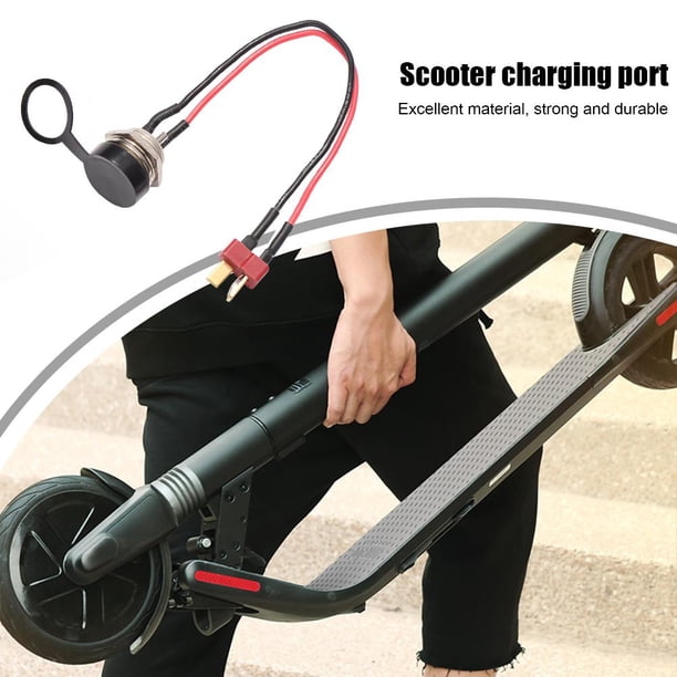 Piezas eléctricas de las piezas del scooter Puerto de carga T-Head para KUGOO M4 PRO