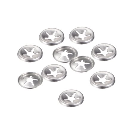 

M3 Starlock Washer 2.5mm I.D. 10mm O.D. Speed Clip Stainless Steel 10pcs